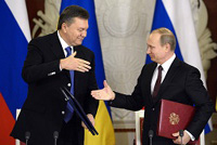 В. Янукович рассказал журналистам о соглашении с Россией